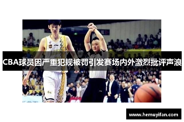 CBA球员因严重犯规被罚引发赛场内外激烈批评声浪